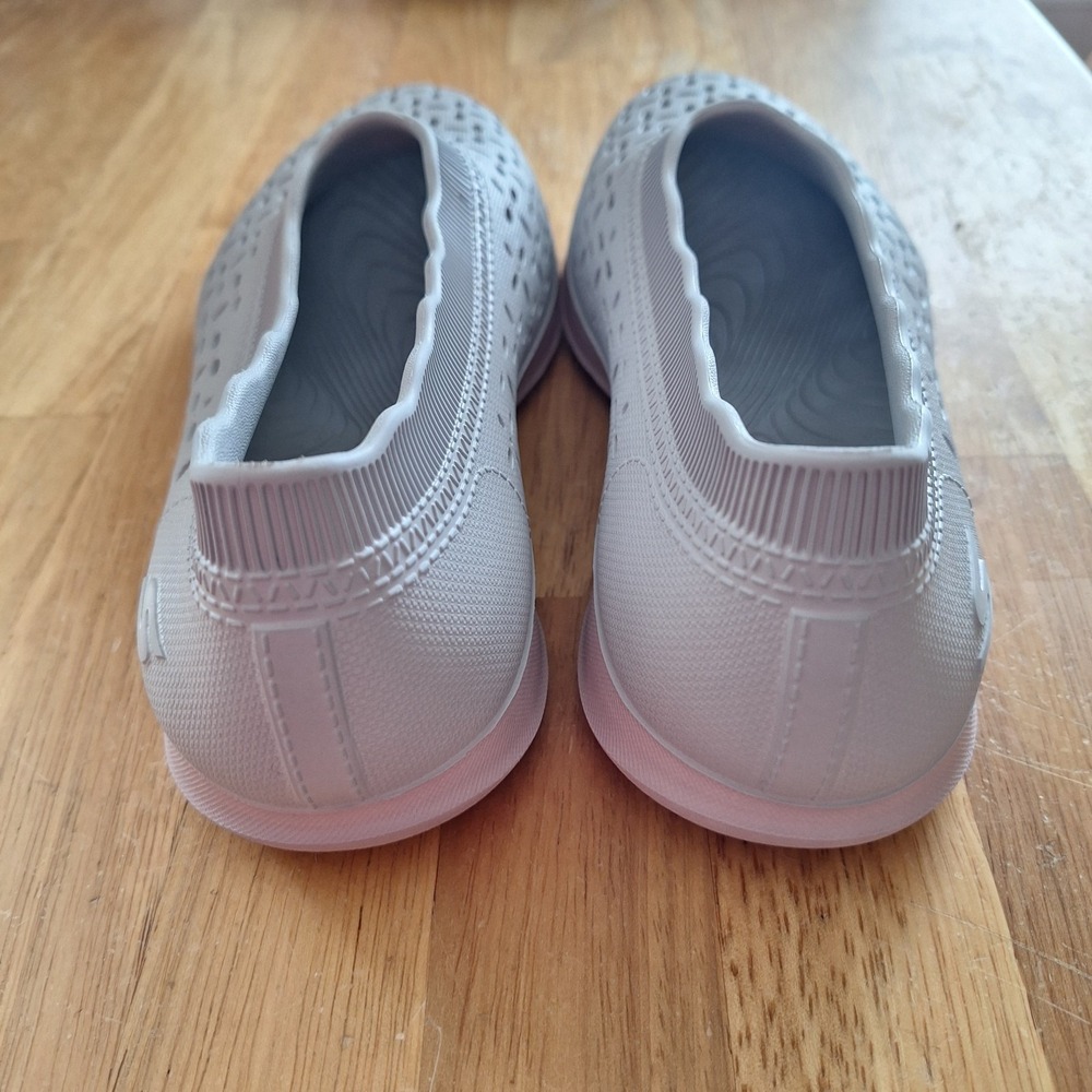 Skechers Jender Ballet Water Shoes Womens 6 Gray Pink Beachy Coastal Vacation - Picture 4 of 11